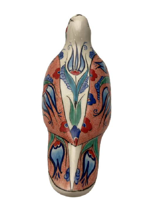 KUTAHYA SERAMİK EL BOYAMA GÜVERCİN KUŞ BİBLOSU