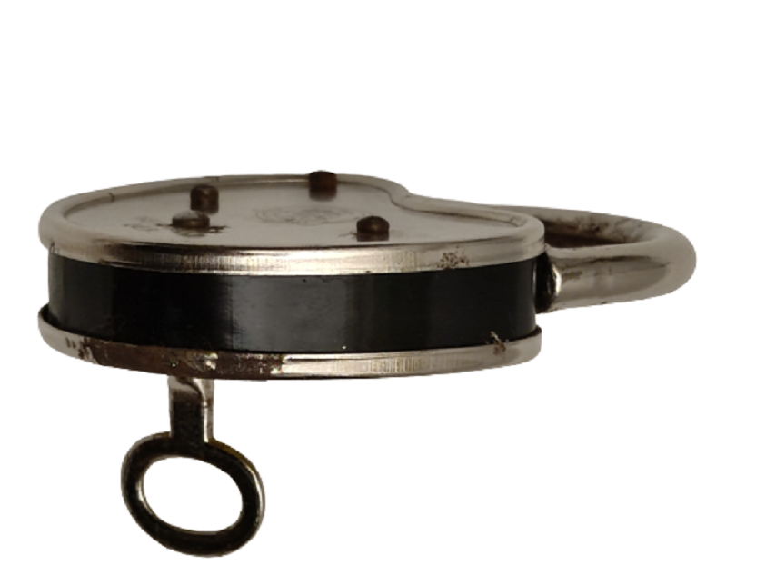 ALMAN BURG GERMANY DEP CELİK ÜZERİ SARI BOYALI ANAHTARLI ASMA KİLİT