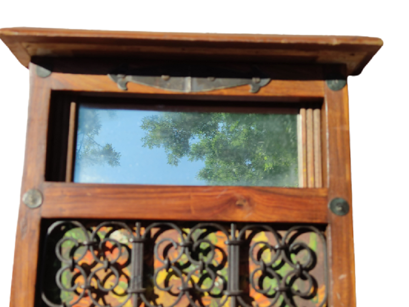 SANATCI İŞİ ÖZEL TASARIM VE CALIŞMA DUVAR SUSU FERFOJE AHŞAP AYNA VE YAGLIBOYA TUAL ÜZERİNE KARMA BİR ESER