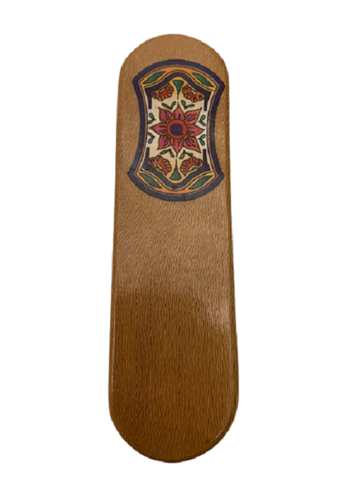 EL BOYAMA HOLLANDA  RESİMLİ TAHTA AYAKKABI FORMUNDA DUVARA ASMALI ELBİSE TEMİZLEME FIRÇASI