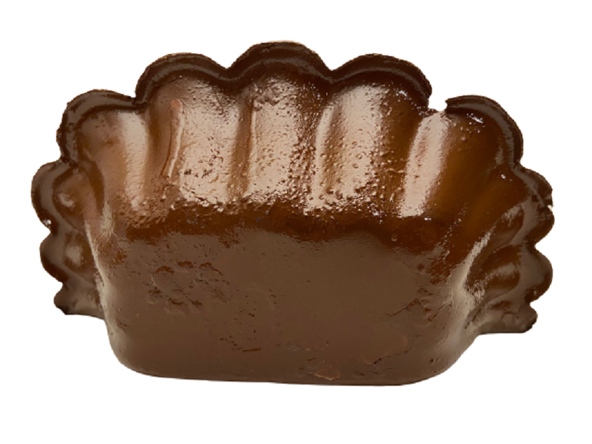 OSMANLI  METAL EMAYE KAHVERENGİ DUVARA ASILAN İÇERSİNE SABUN KOYULAN SABUNLUK