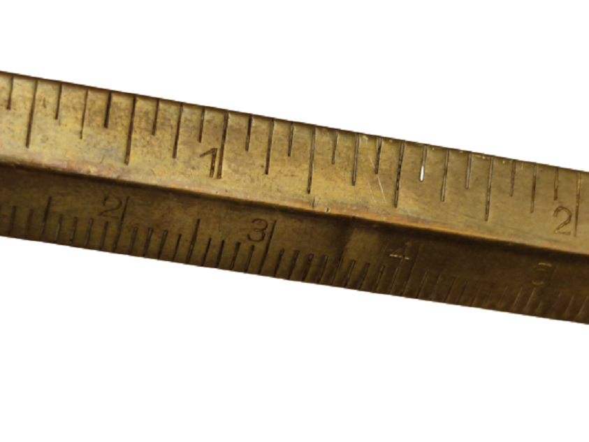 PİRİNC OSMANLI MÜHENDİSLİK CİZİM KALEMİ KURŞUN KALEM ÜZERİ SANTİM MİLİM İŞARETLİ OLARAK TASARLANMIŞ