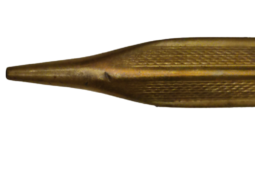 PİRİNC OSMANLI MÜHENDİSLİK CİZİM KALEMİ KURŞUN KALEM ÜZERİ SANTİM MİLİM İŞARETLİ OLARAK TASARLANMIŞ