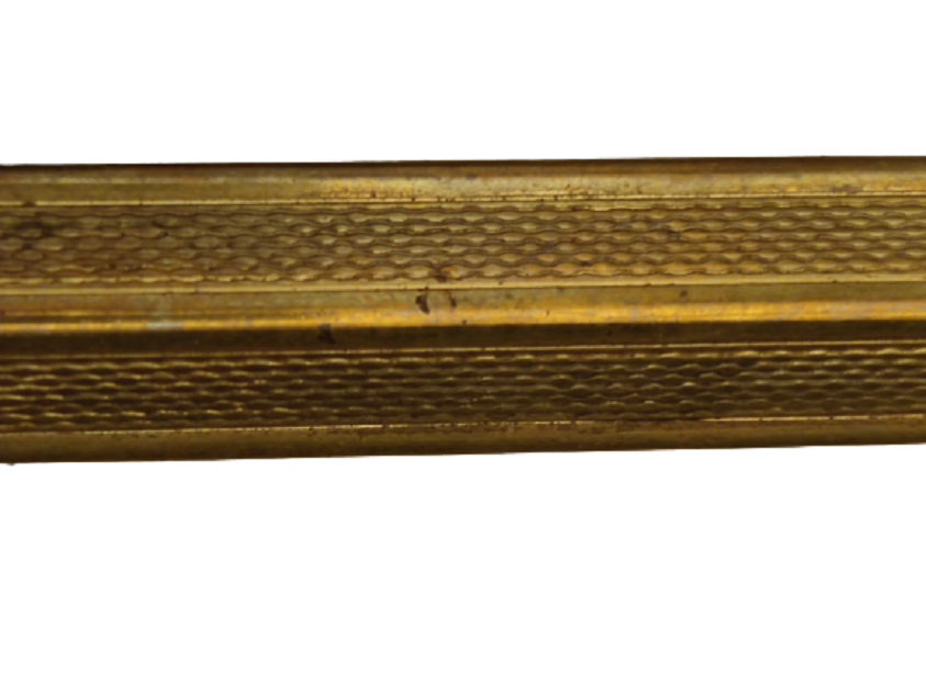 PİRİNC OSMANLI MÜHENDİSLİK CİZİM KALEMİ KURŞUN KALEM ÜZERİ SANTİM MİLİM İŞARETLİ OLARAK TASARLANMIŞ