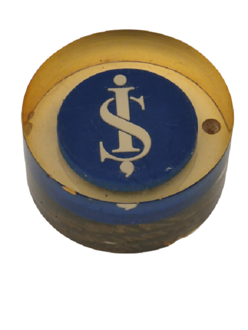 1970 TÜRKİYE İŞ BANKASI PARANIZIN İSTİKBALİNİZİN EMNİYETİDİR YAZILI KAĞIT MASA ÜZERİ AKRİLİK BANKA LEGOLU AĞIRLIĞI