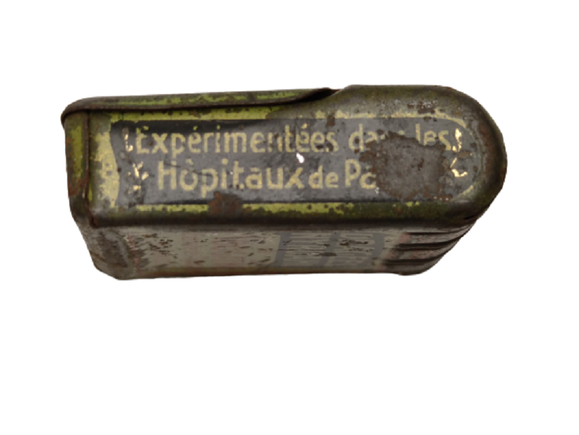 DRAGEES NYRDAHL IBOGAINE İLAÇ REKLAMLI TENEKE KAPAKLI KİBRİT KUTUSU