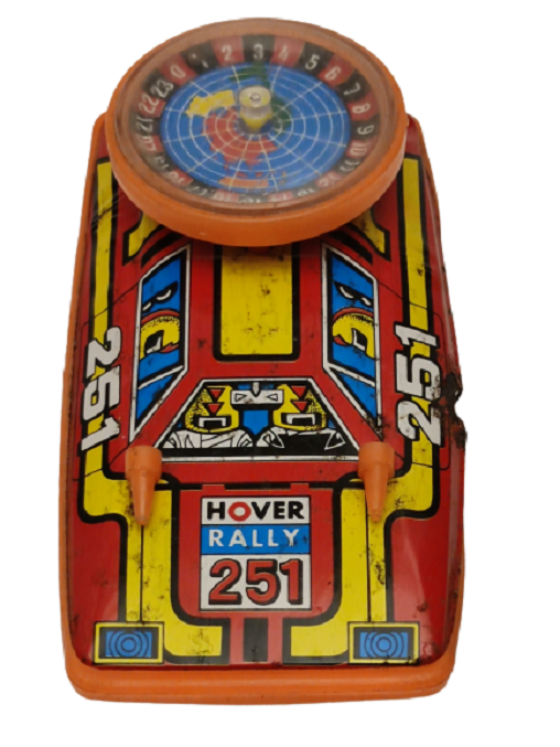 HOVER RALLY 251 OYUNCAK SÜRTMELİ ARABA ŞEKLİNDE ÜZERİNDE ŞANS OYUNU  RULET