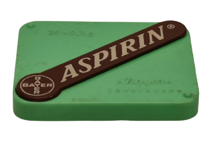 1960 BAYER LEVERKUSEN ASPIRIN İLAÇ KUTUSU CEPDE TAŞINAN 