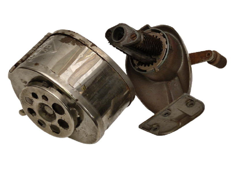 1960 VINTAGE STANDART  BOSTON KS HUNT MANUFACTURING USA AMERİKAN MALI MEKANIK KOLLU 8 FARKLI KALEM GİRİŞLİ MEKANİK KALEMTIRAŞ