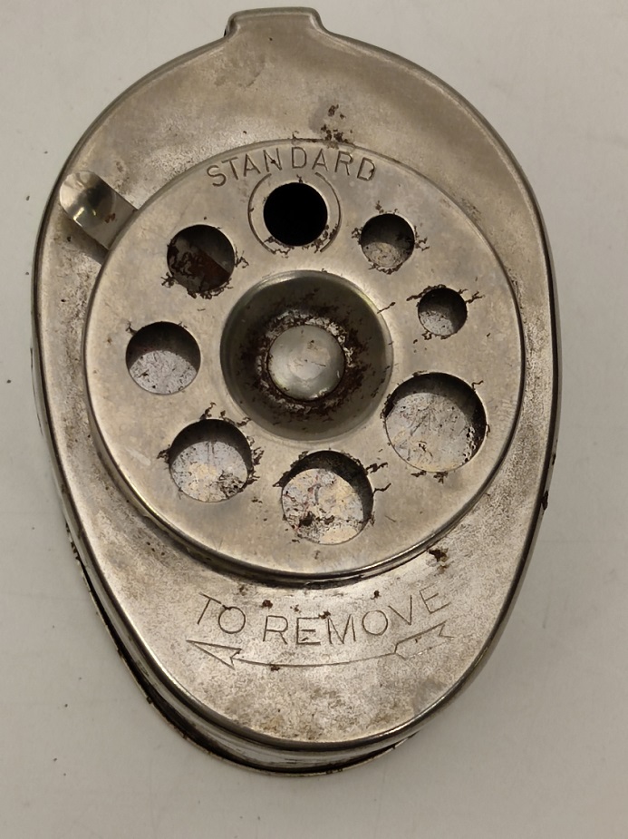 1960 VINTAGE STANDART  BOSTON KS HUNT MANUFACTURING USA AMERİKAN MALI MEKANIK KOLLU 8 FARKLI KALEM GİRİŞLİ MEKANİK KALEMTIRAŞ