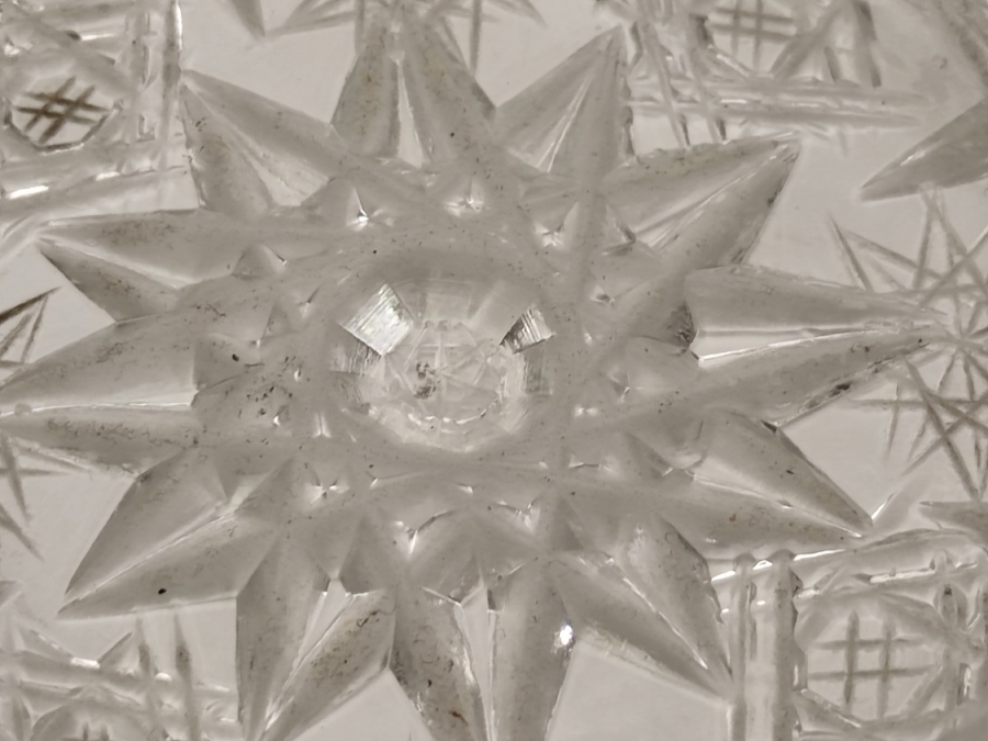 EL KESME KRİSTAL CAM KÜLLÜK ORTASI YILDIZ KESİM