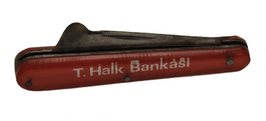 1960 TÜRK HALK BANKASI MUDİLERİNE VERDİGİ AGAC BUDAMA AŞI YAPMADA KULLANILAN ÇAKI