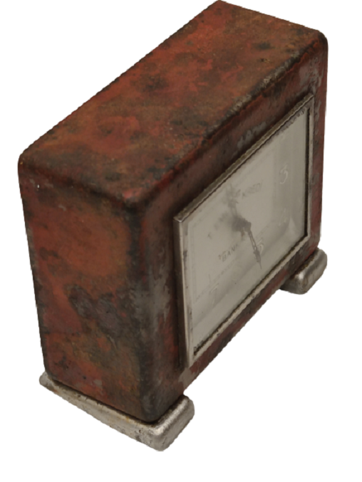 TÜRKİYE EMLAK KREDİ BANKASI MASA SAATİ MEKANİK KURMALI KUMBARA 