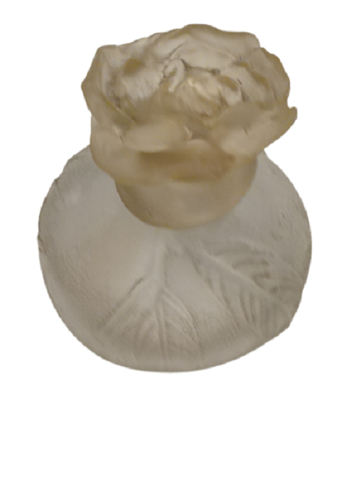 VİNTAGE KENZO PARIS GÜL KAPAKLI BUZLU PARFÜM ŞİŞESİ