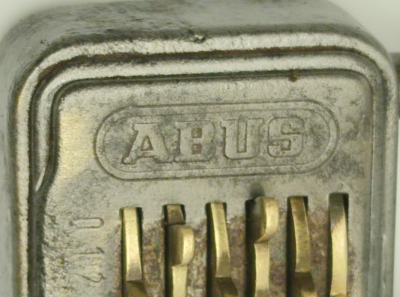 VİNTAGE ABUS COMBİ NO 150 / 40 MM D.B.P-DBGM GERMANY KOMBİNASYONLU  ŞİFRELİ CELİK ASMA KİLİT