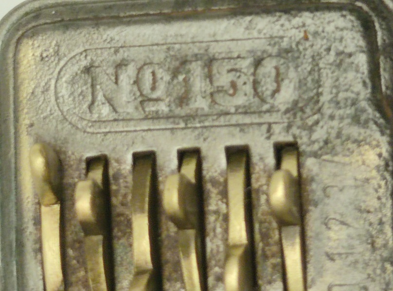 VİNTAGE ABUS COMBİ NO 150 / 40 MM D.B.P-DBGM GERMANY KOMBİNASYONLU  ŞİFRELİ CELİK ASMA KİLİT