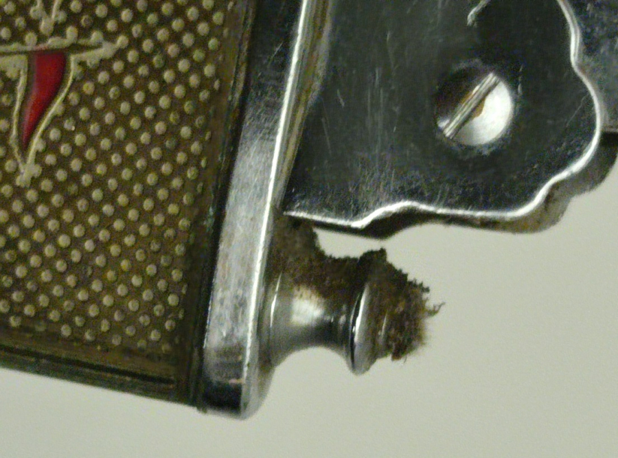 1970 VİNTAGE ATLAS LİTE BENZİNLİ LİGHTER ÇAKMAK ÜZERİ SOUK MİNE MISIR FÜGÜRLER 