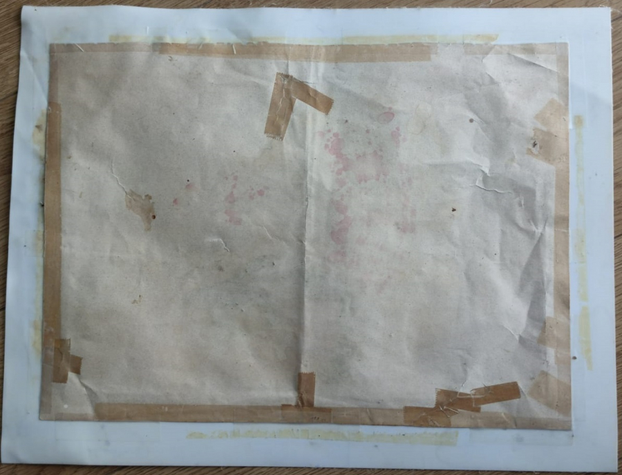 ALBUM DE LA MODE ILLUSTREE RENKLİ PASPARTULU GRAVÜR BASKI ORJİNAL