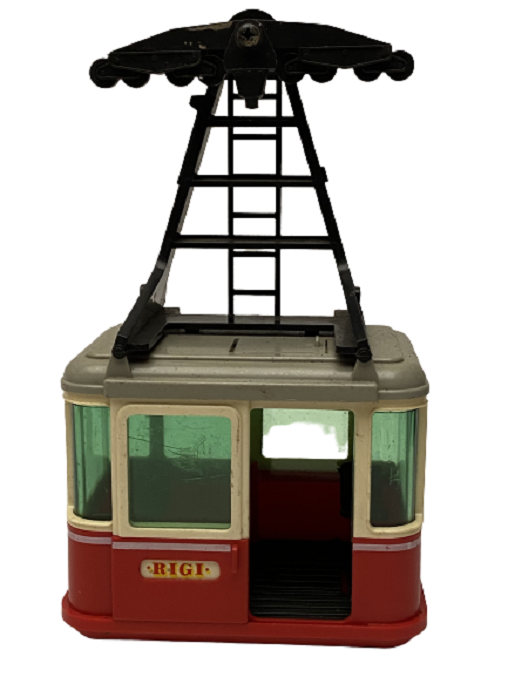 1881 MARKE LEHMANN RIGI DUO CABLEWAY SET CİFT KABİN KARŞILIKLI GİDİP GELME TELEFERİK TENEKE VE PLASTİK OYUNCAK