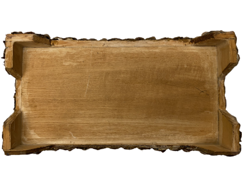 AHŞAP KOZALAK KABUĞU EL YAPIM EL İŞLEMELİ KAPAKLI MÜCEVHER KUTUSU