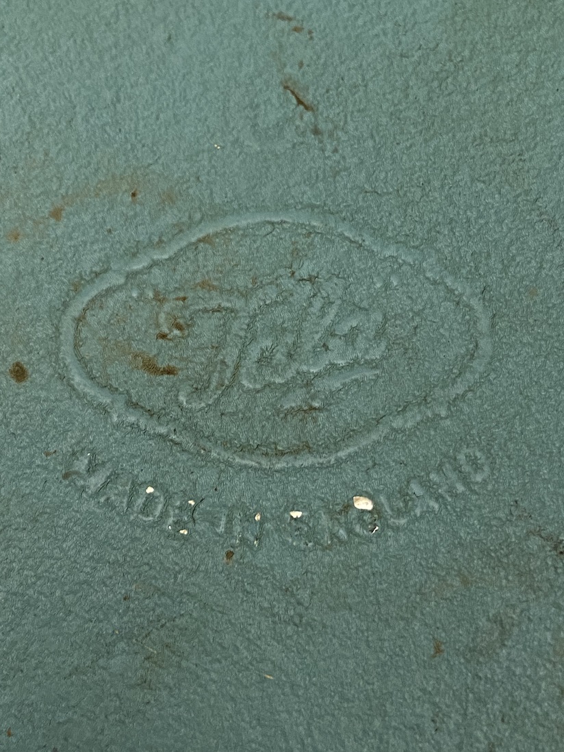 İNGİLİZ TALA PASTRY CUTTER YEŞİL TENEKE PASTA KESİCİ SAKLAMA KUTUSU KUTUSU