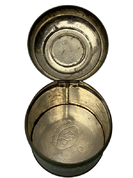 İNGİLİZ TALA PASTRY CUTTER YEŞİL TENEKE PASTA KESİCİ SAKLAMA KUTUSU KUTUSU