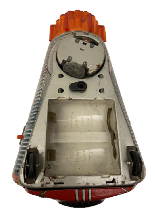 1960 JAPAN UNITED STATES SPACE CAPSULE UZAY KAPSÜLÜ TENEKE OYUNCAK