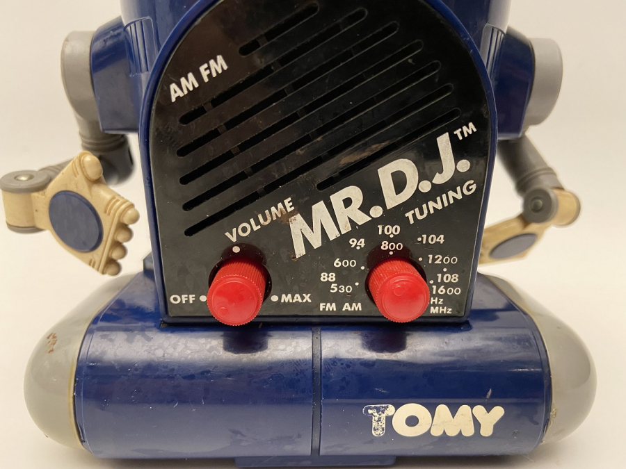 VİNTAGE 1980 TOMY MR DJ RADIO ROBOT FORMUNDA RADYO