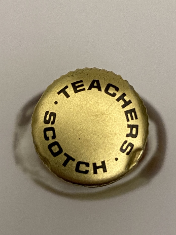 TEACHER'S HIGHLAND CREAM SCOTCH WHISKEY MİYATÜR İÇKİ ŞİŞESİ