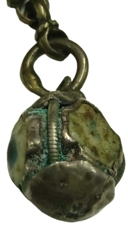 OSMANL EL İŞCİLİKLİ CAM NAZAR BONCUKLU ZİNCİRLİ BİTİRİM KABADAYI  YELEK KÖSTEGİ 