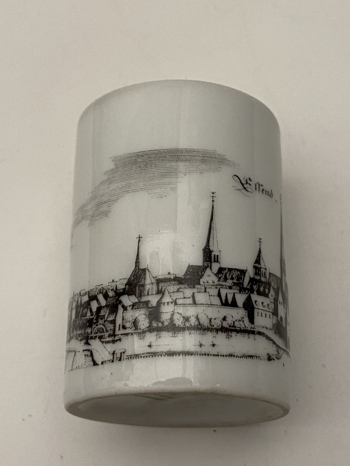 ALMAN ROYAL PORZELLAN BAVARIA KPM PORSELEN EL BOYAMA LİKÖR TAKIMI 5 BARDAKLI 6 PARCA