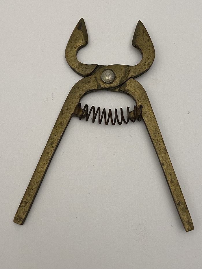 1960 PİRİNÇ ORTADAN YAYLI ŞEKER KESME PENSESİ KITLAMA CAY İÇENLER İÇİN