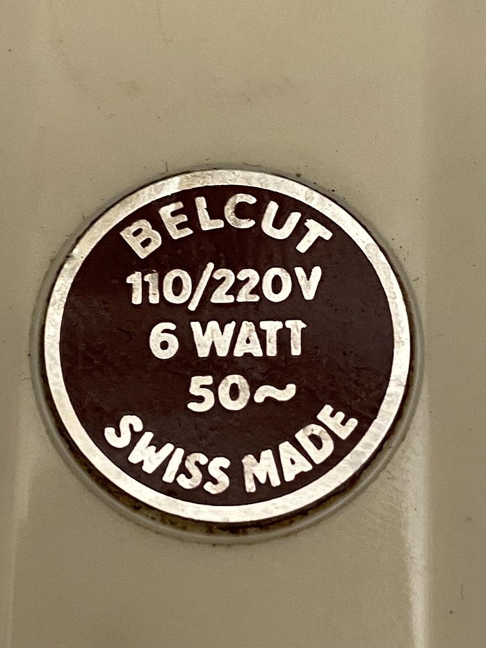 1950 VİNTAGE ORİJİNAL KUTULU BELCUT KABLOLU CERYANLI TIRAŞ MAKİNESİ