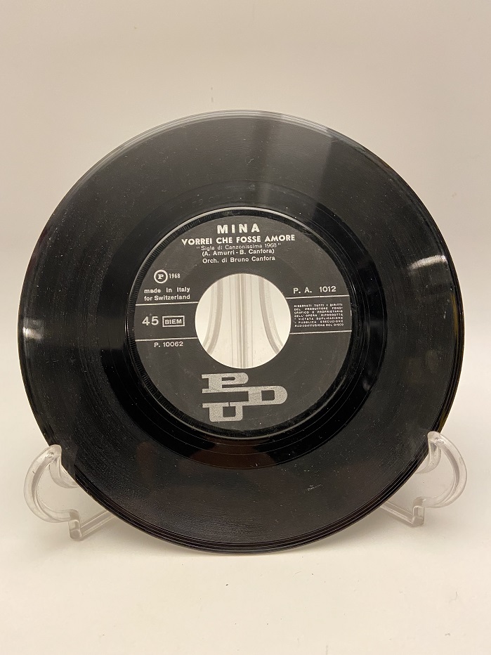 MINA CARO - VORREI CHE FOSSE AMORE 45 LİK YABANCI PLAK