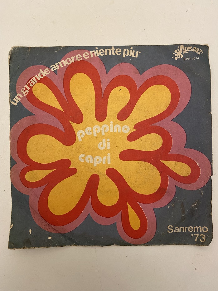 PEPPINO DI CAPRI UN GRANDE AMORE E NIENTE PIU - PER FOVORE NON GRIDARE 45 LİK KUTULU YABANCI PLAK