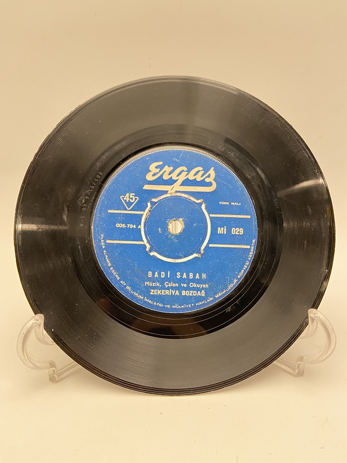 ZEKERİYA BOZDAĞ BOZLAK ASLI KURT YAVRUSU - BADİ SABAH 45 LİK YERLİ PLAK