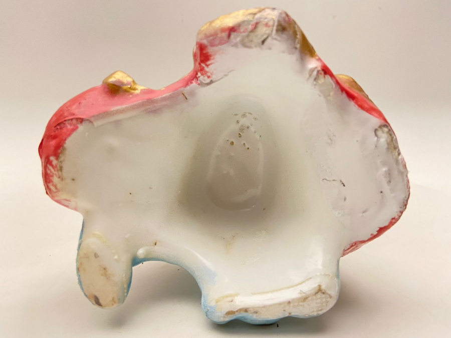 OSMANLI PAZARI İÇİN ÜRETİLEN CAPO Dİ MONTE İŞLEMELİ EL BOYAMA PORSELEN ÇİFT VAZO