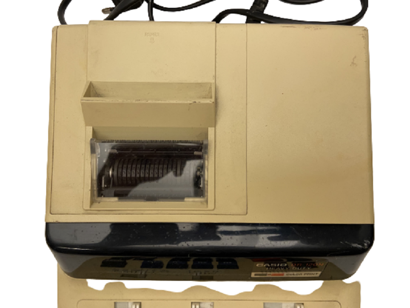 CASIO DR-120N HEAVY DUTY BÜYÜK BOY KAGIT ŞERİTLİ DÖKÜMAN ÇIKARTAN HESAP MAKİNESİ