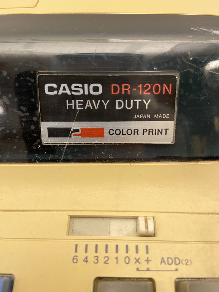 CASIO DR-120N HEAVY DUTY BÜYÜK BOY KAGIT ŞERİTLİ DÖKÜMAN ÇIKARTAN HESAP MAKİNESİ