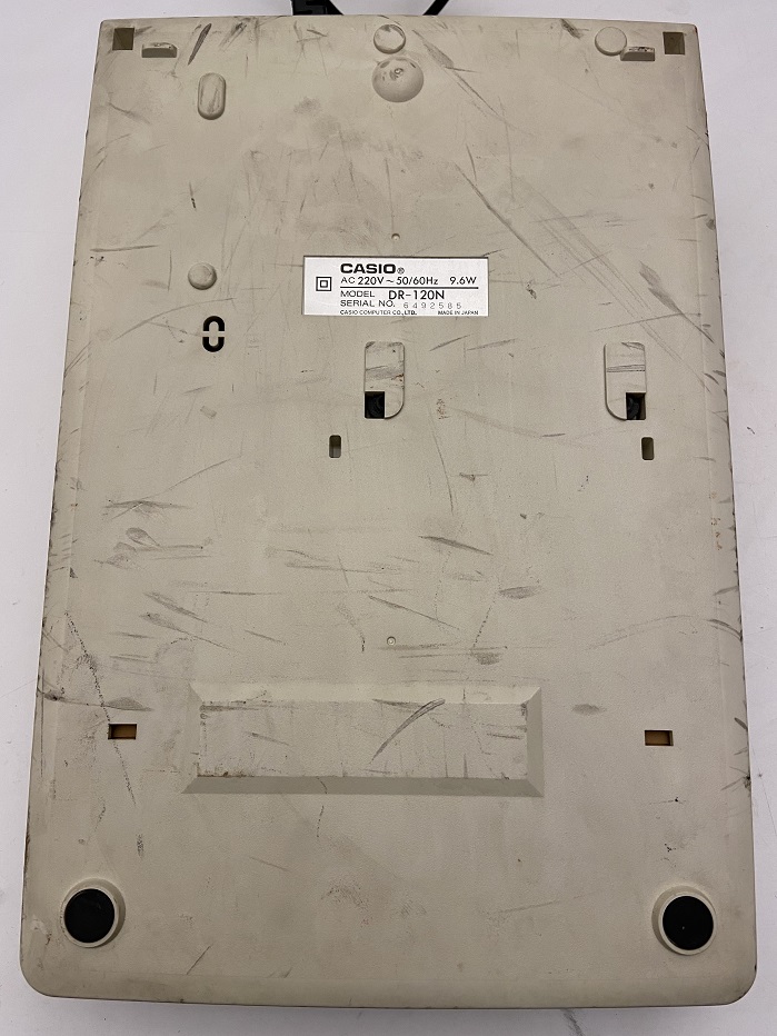 CASIO DR-120N HEAVY DUTY BÜYÜK BOY KAGIT ŞERİTLİ DÖKÜMAN ÇIKARTAN HESAP MAKİNESİ