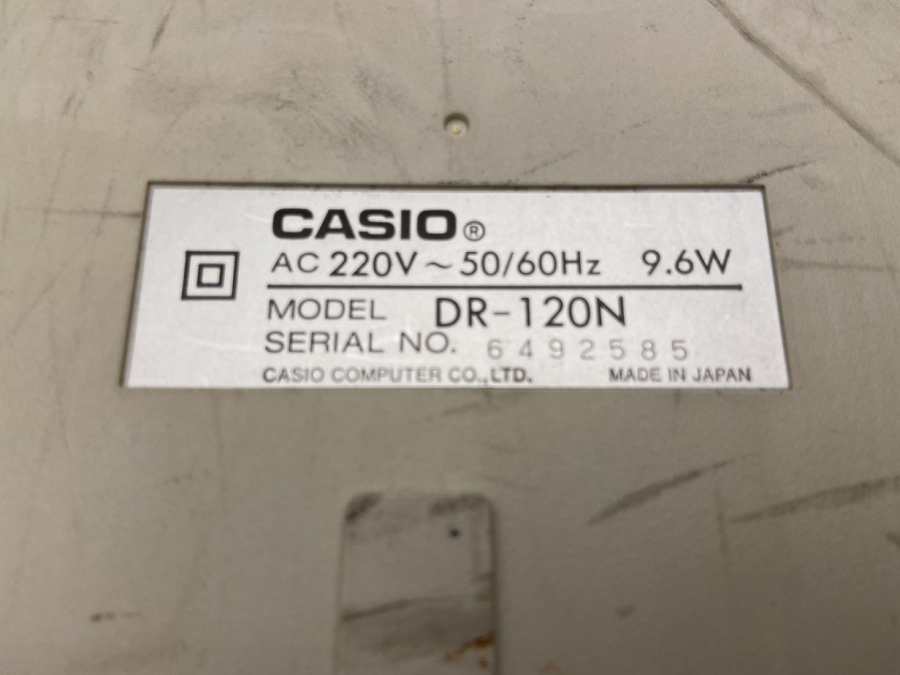 CASIO DR-120N HEAVY DUTY BÜYÜK BOY KAGIT ŞERİTLİ DÖKÜMAN ÇIKARTAN HESAP MAKİNESİ