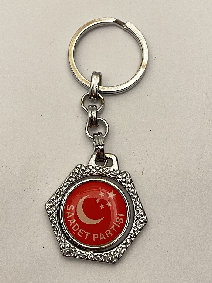 SAADET PARTİSİ METAL ANAHTARLIK