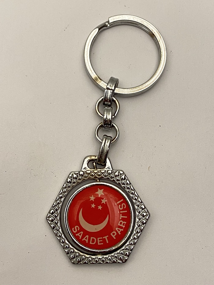 SAADET PARTİSİ METAL ANAHTARLIK