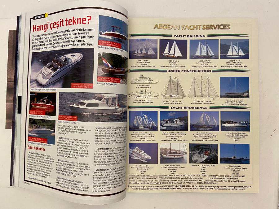 NAVİGA TEKNE YELKEN VE DENİZ KÜLTÜRÜ DERGİSİ 5 ARALIK 2005 SAYISI