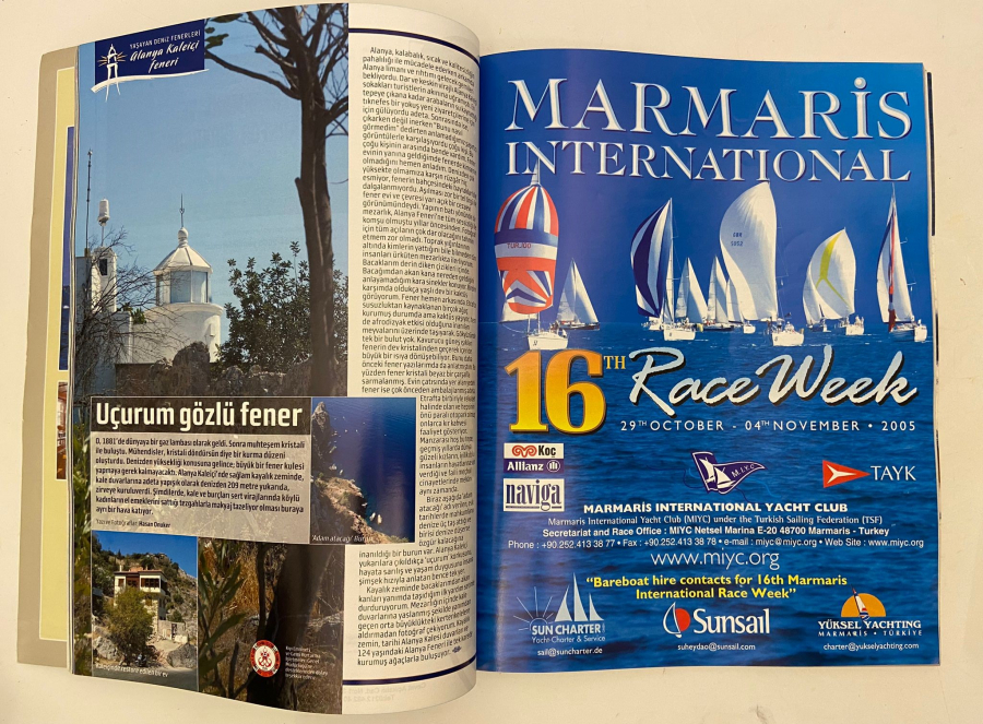 NAVİGA TEKNE YELKEN VE DENİZ KÜLTÜRÜ DERGİSİ  5 EKİM  2005 SAYISI