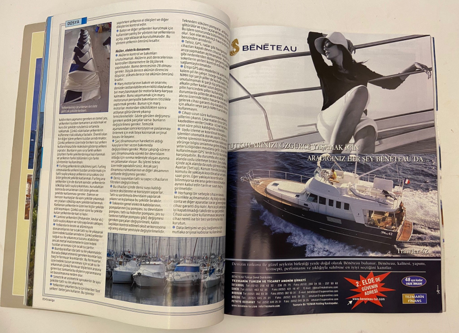 NAVİGA TEKNE YELKEN VE DENİZ KÜLTÜRÜ DERGİSİ  5 EKİM  2005 SAYISI