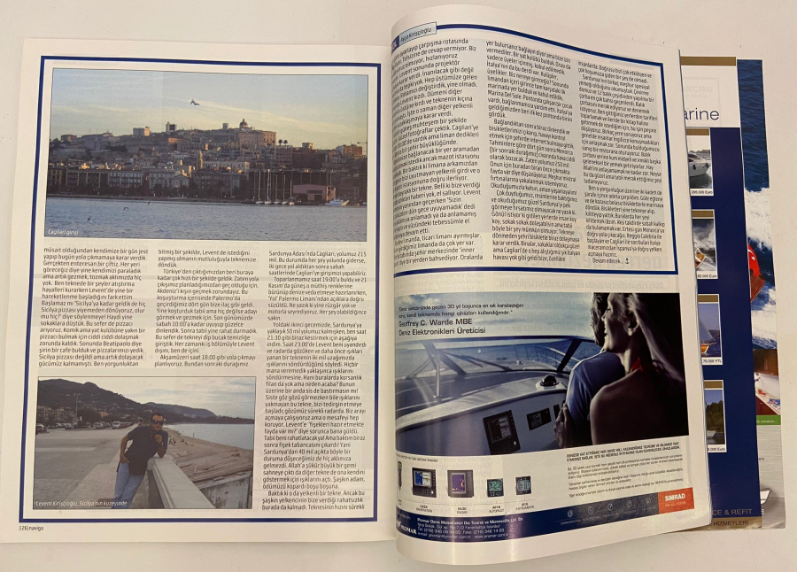 NAVİGA TEKNE YELKEN VE DENİZ KÜLTÜRÜ DERGİSİ 6 ŞUBAT 2005 SAYISI