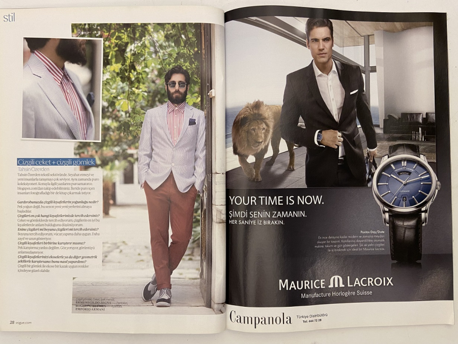 VOGUE MEN YAZ MODASI DERGİSİ