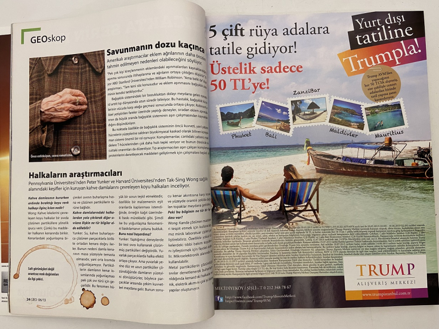 YAPIKREDİ YAYINLARI EN GÜZEL KUMSALLAR DERGİSİ