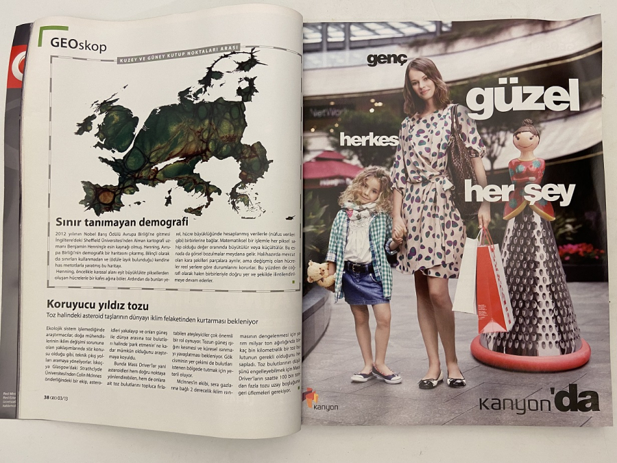 YAPIKREDİ YAYINLARI GEO KADIN DERGİSİ